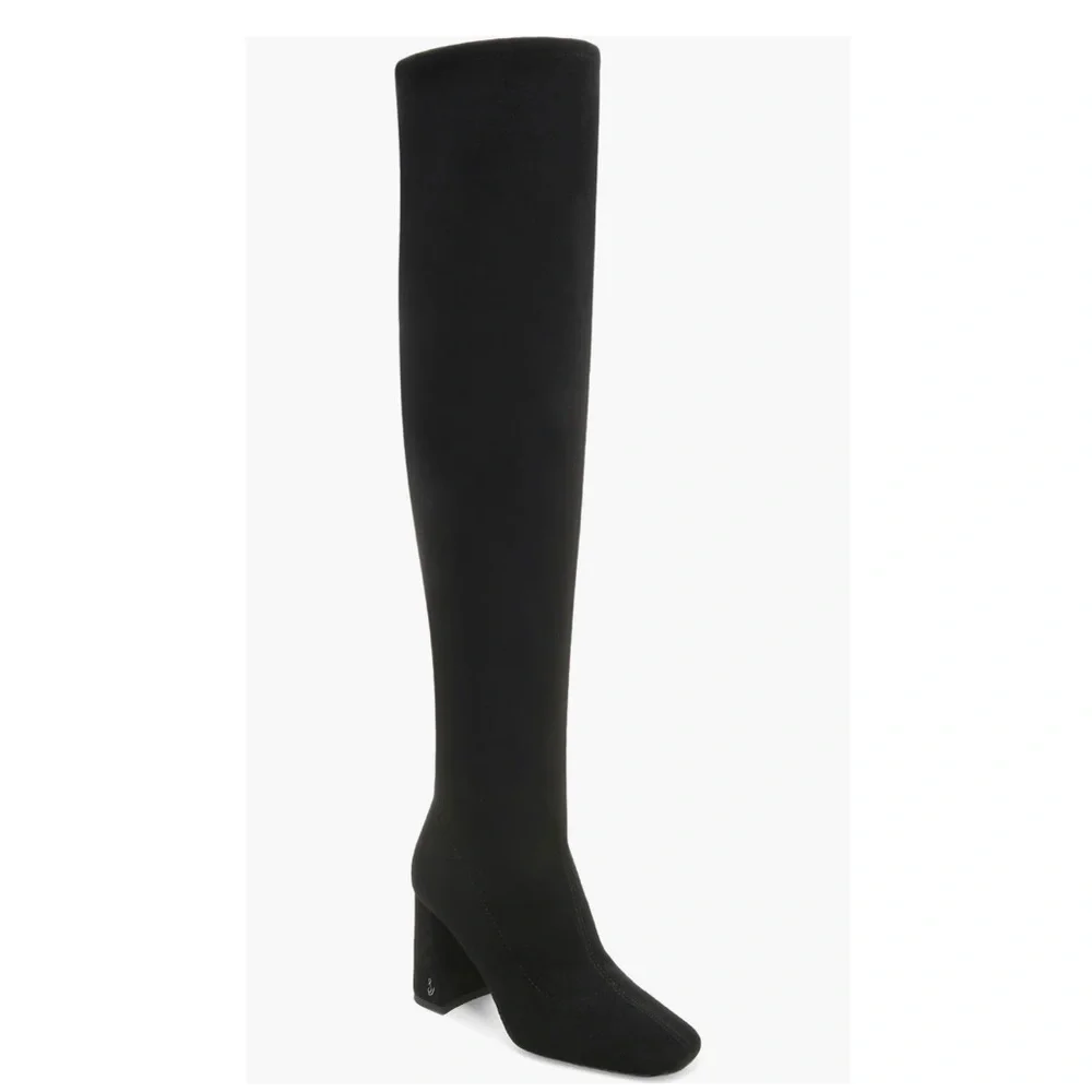 Sam Edelman Cosette Over-the-Knee Boots in Black Suede, REVOLVE Size 8.5 NEW